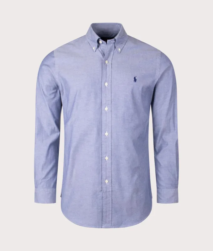 Custom Fit Stretch Oxford Shirt sold by EQVVS