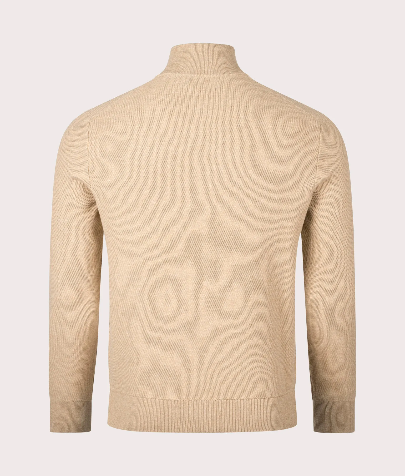 Quarter Zip Contrast Logo Knit sold by EQVVS product image thumbnail 3