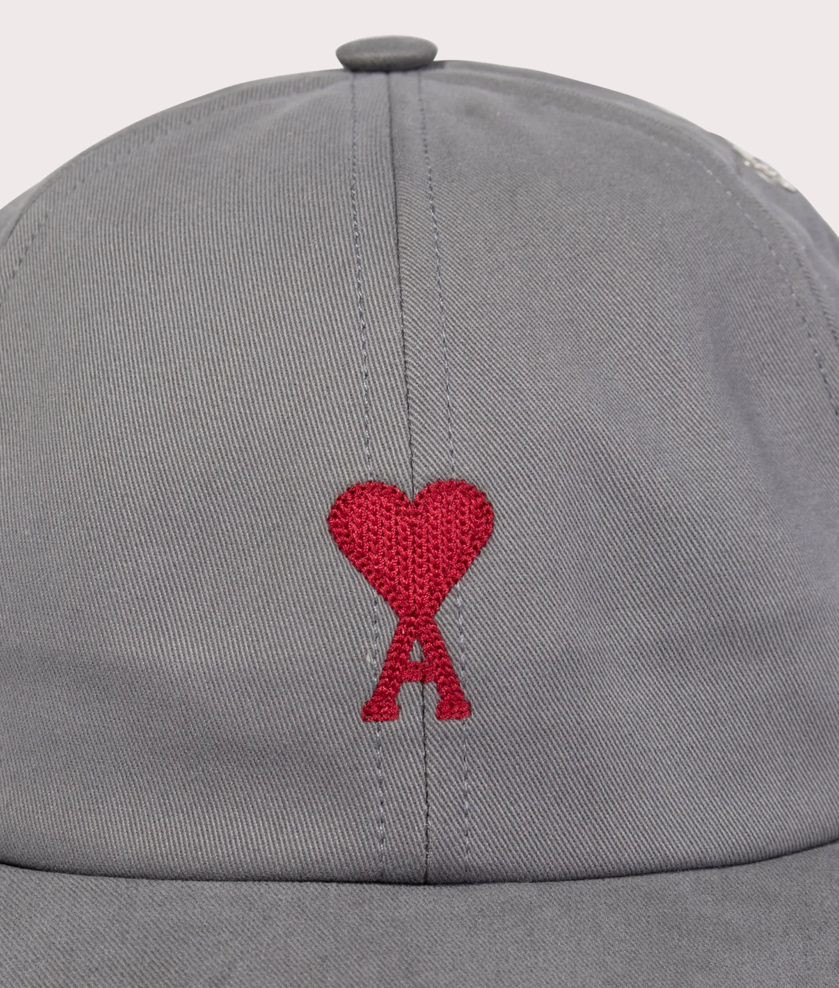 Red Ami De Coeur Embroidery Cap sold by EQVVS product image thumbnail 2