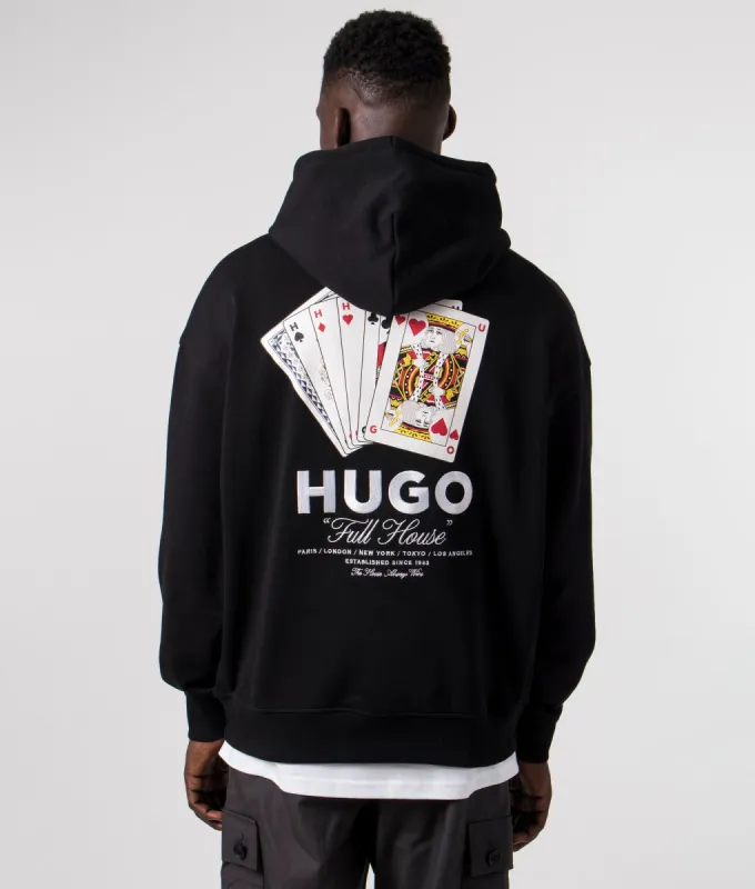 Oversized Deewax Hoodie made by HUGO