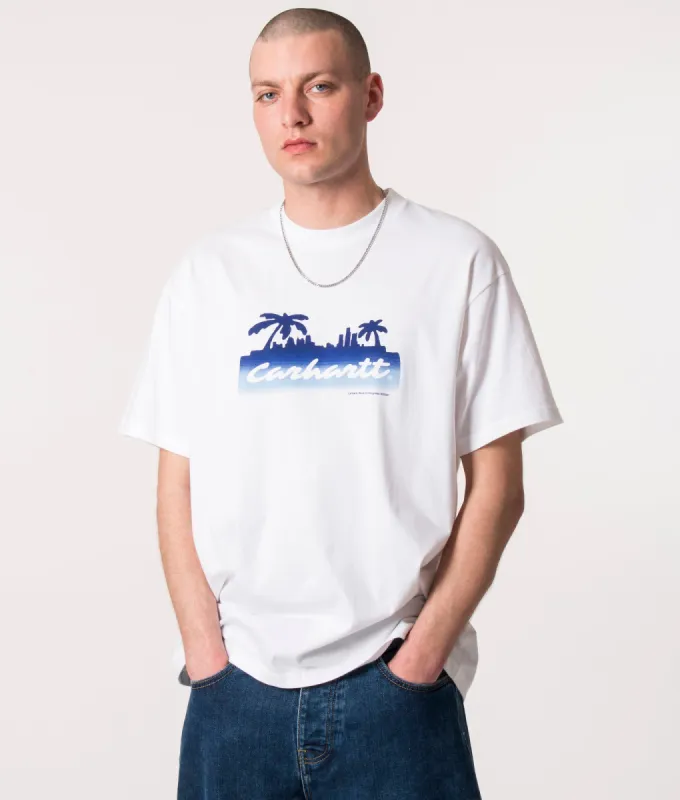 Relaxed Fit Palm Script T-Shirt sold by EQVVS