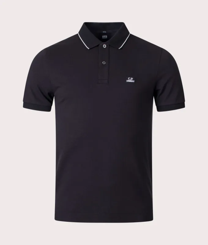 Stretch Piquet Slim Striped Polo Shirt sold by EQVVS