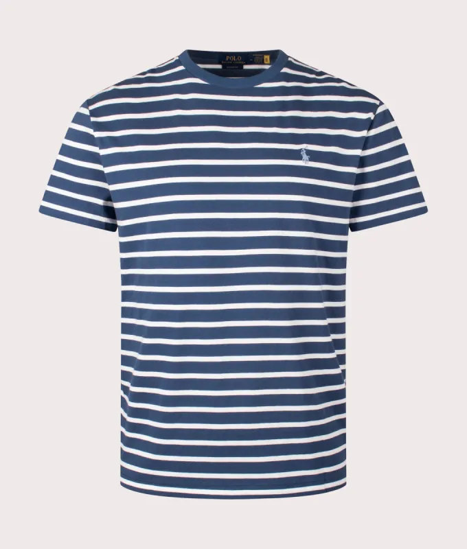 Classic Fit Striped Jersey T-Shirt sold by EQVVS