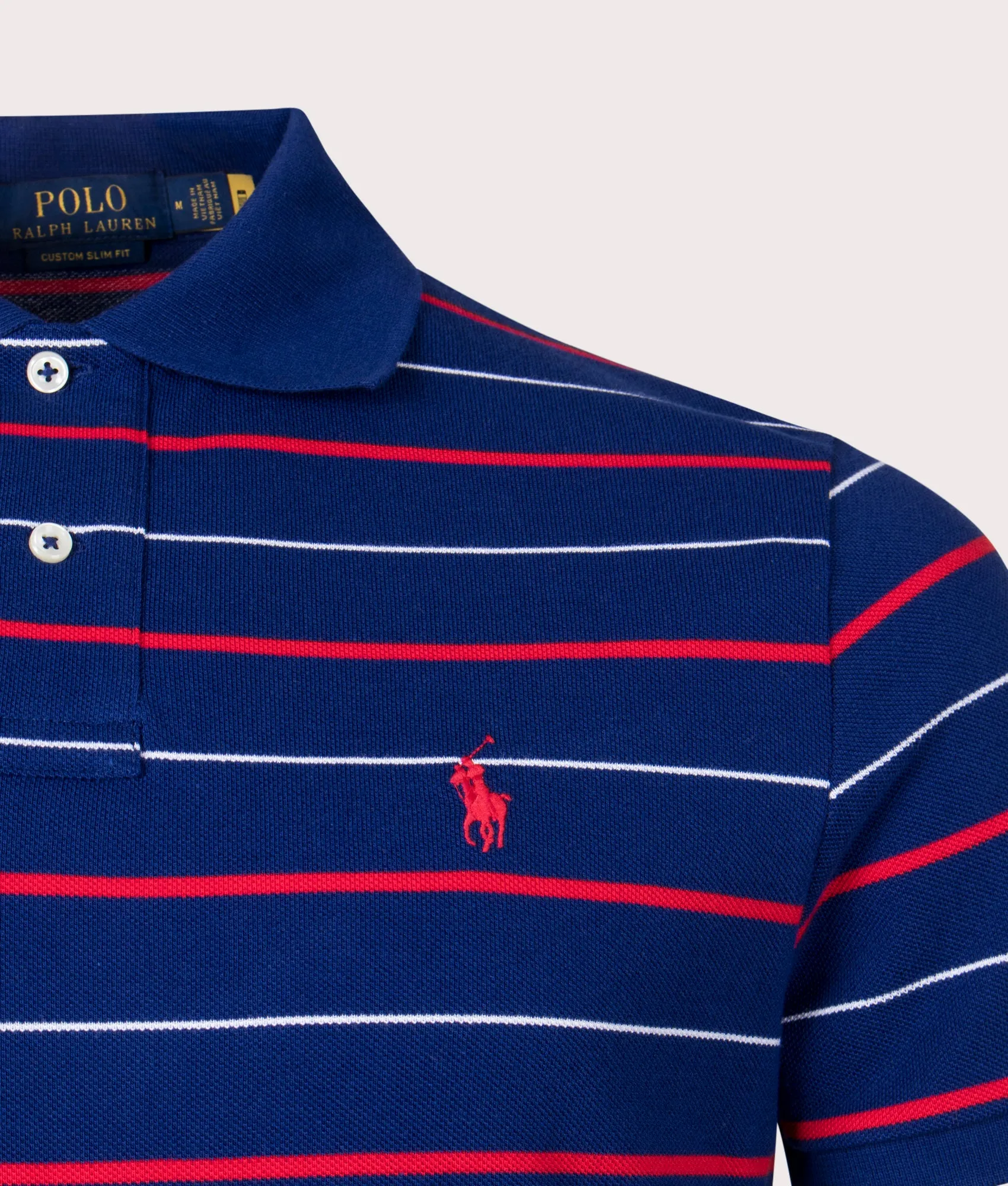 Custom Slim Fit Mesh Polo Shirt sold by EQVVS product image thumbnail 2