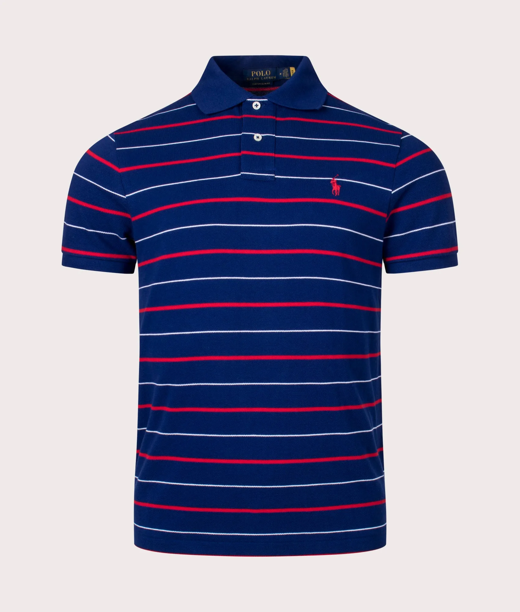 Custom Slim Fit Mesh Polo Shirt sold by EQVVS