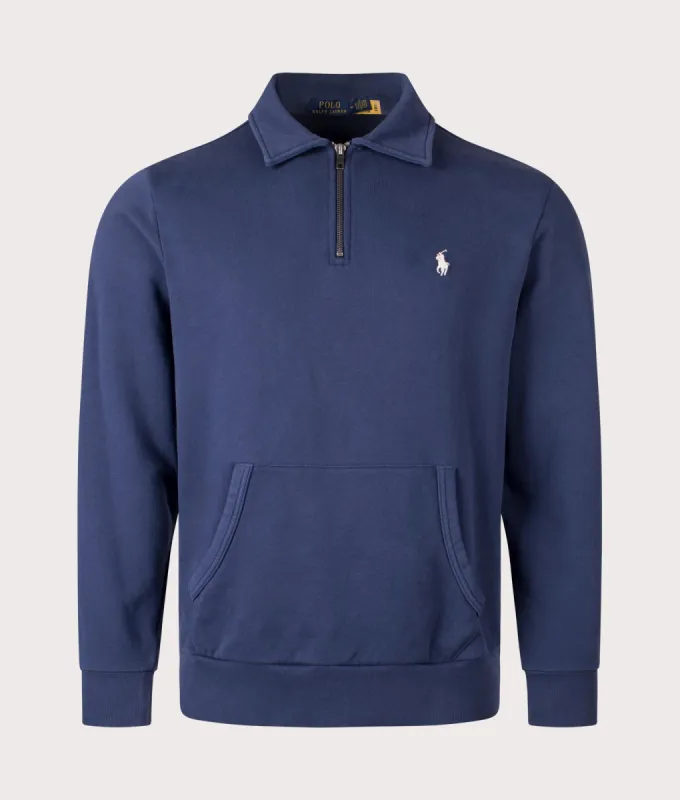 Quarter Zip Loopback Terry Sweatshirt sold by EQVVS
