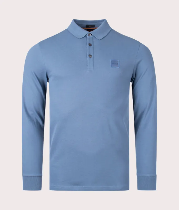 Slim Fit Long Sleeve Passerby Polo Shirt sold by EQVVS