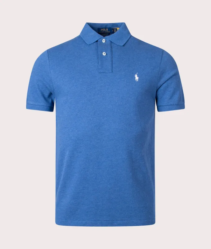 Custom Slim Fit Mesh Polo Shirt sold by EQVVS