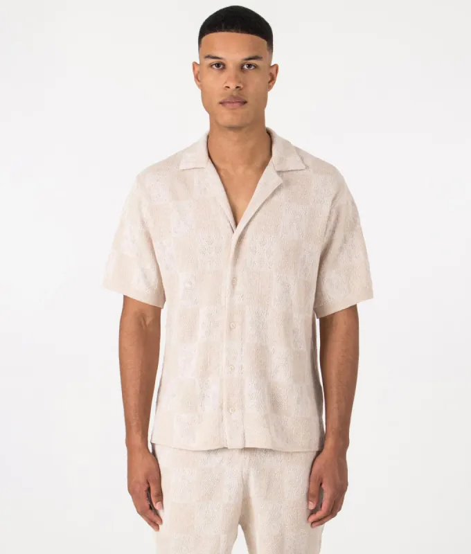 Relaxed Fit Crochet Shirt sold by EQVVS