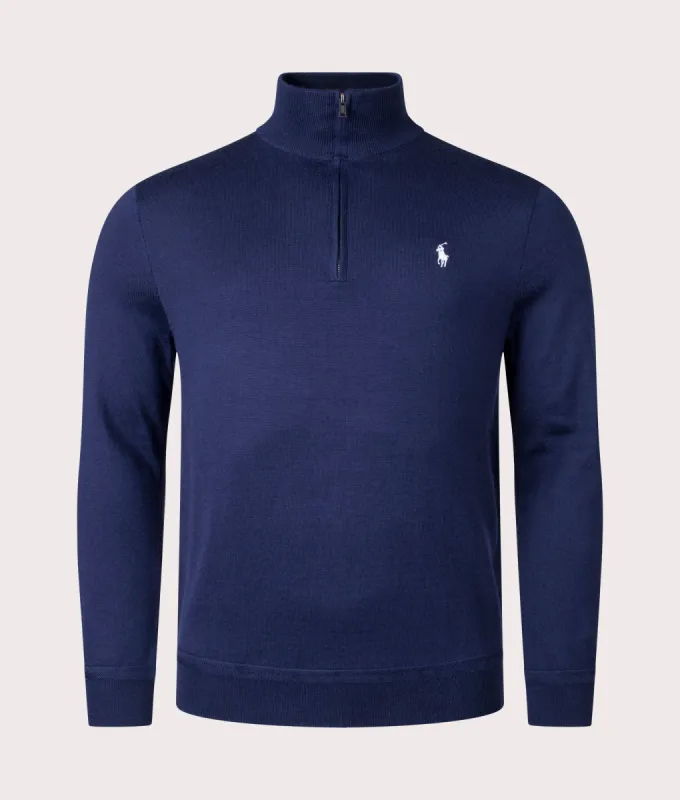 Quarter Zip Yarn Jumper sold by EQVVS