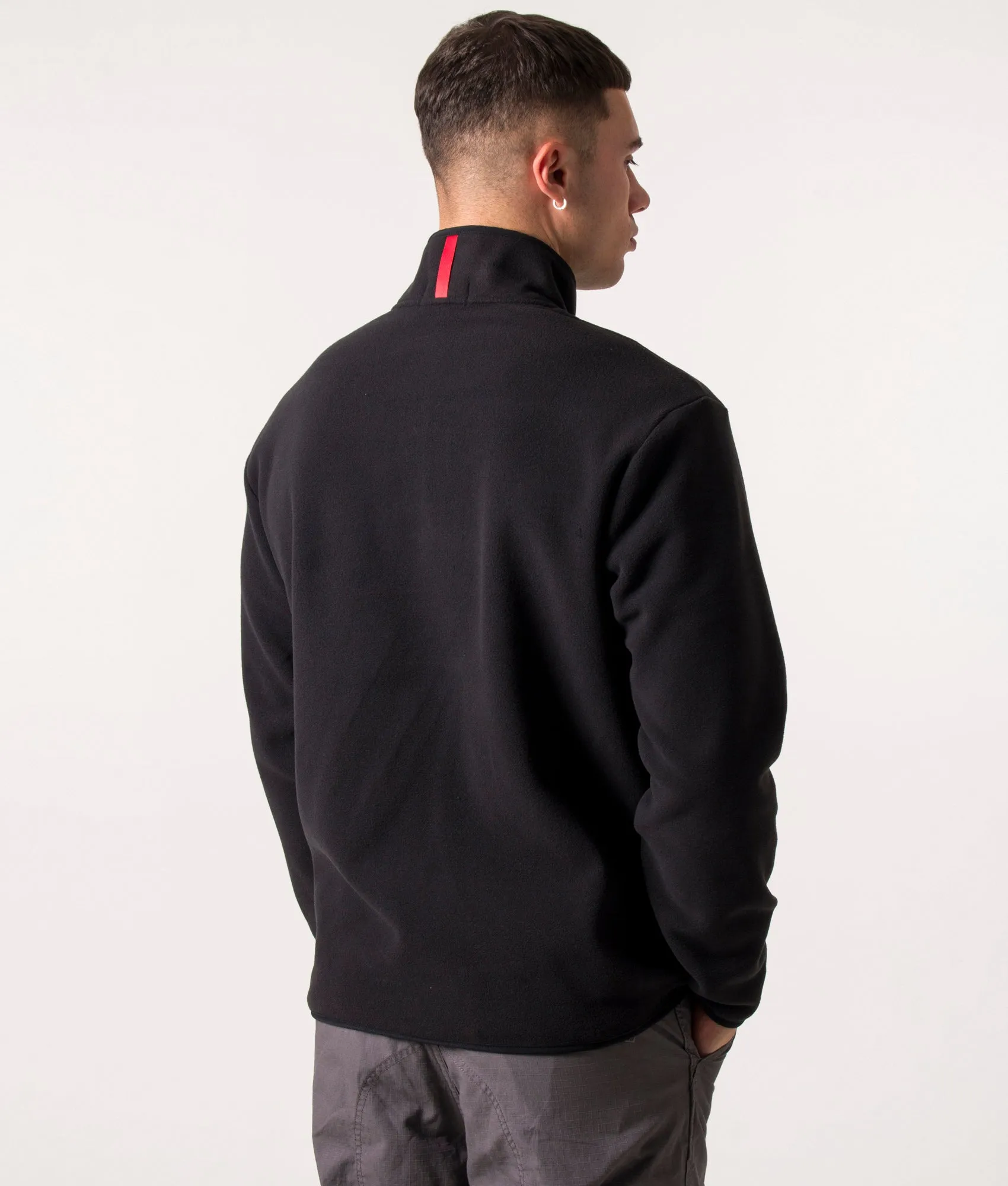 Relaxed Fit Funnel Neck Fleece Sweatshirt sold by EQVVS product image thumbnail 3