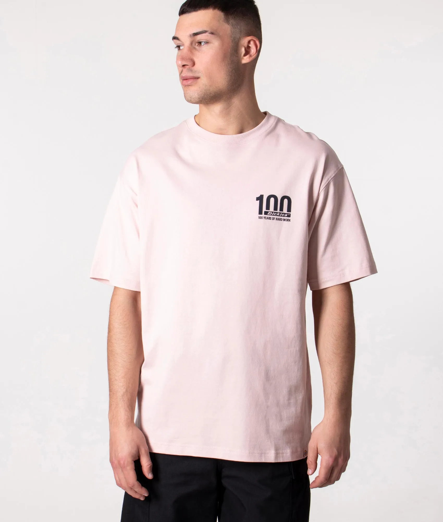 Relaxed Fit 100 Anniversary Logo T-Shirt sold by EQVVS product image thumbnail 3