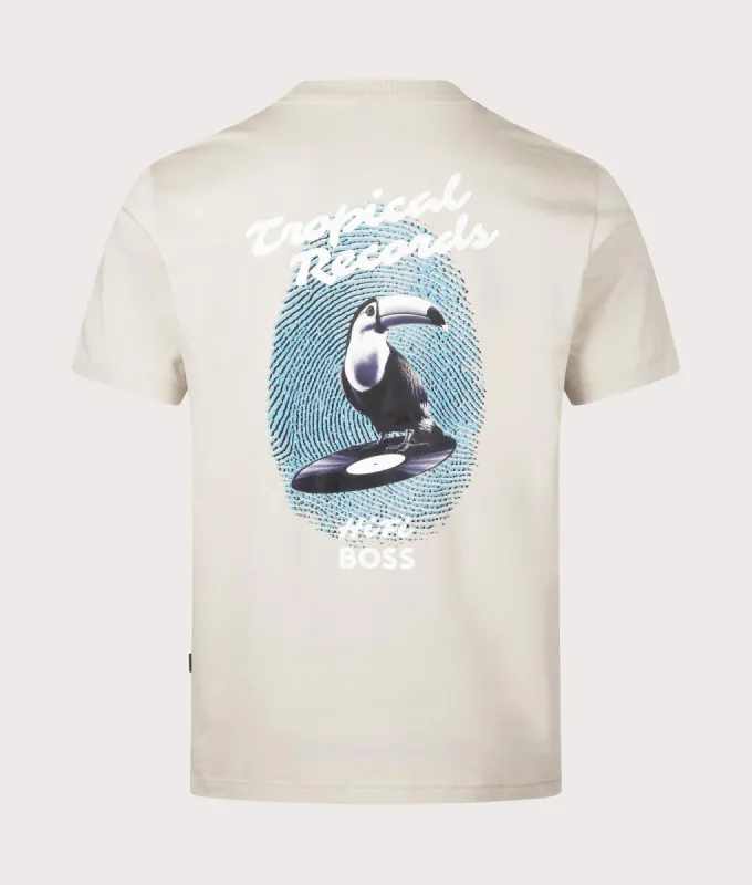 Relaxed Fit Te Records T-Shirt sold by EQVVS
