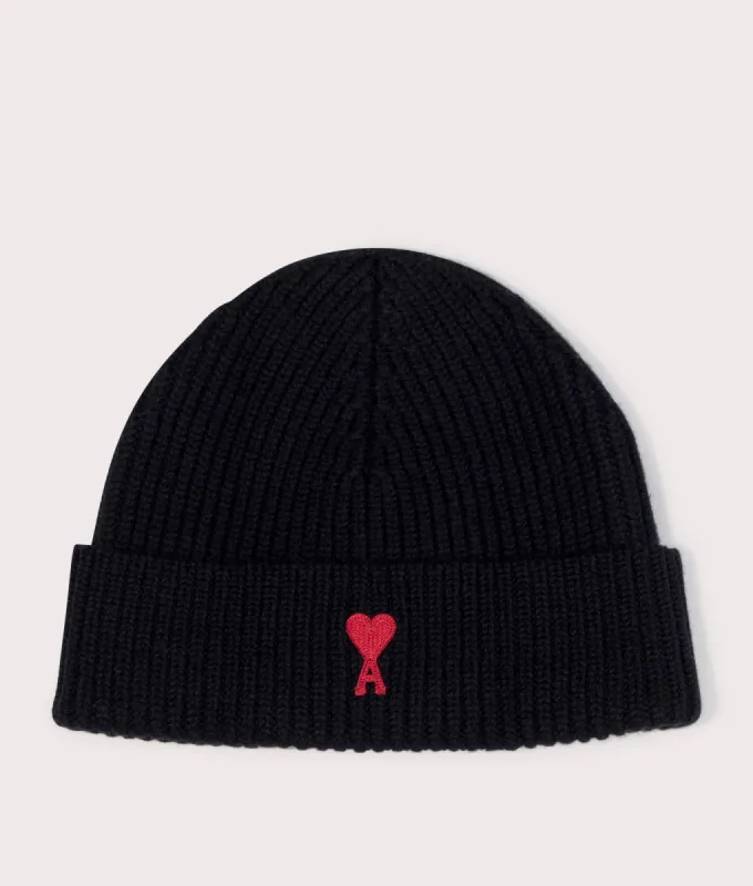 Red Ami De Couer Beanie sold by EQVVS
