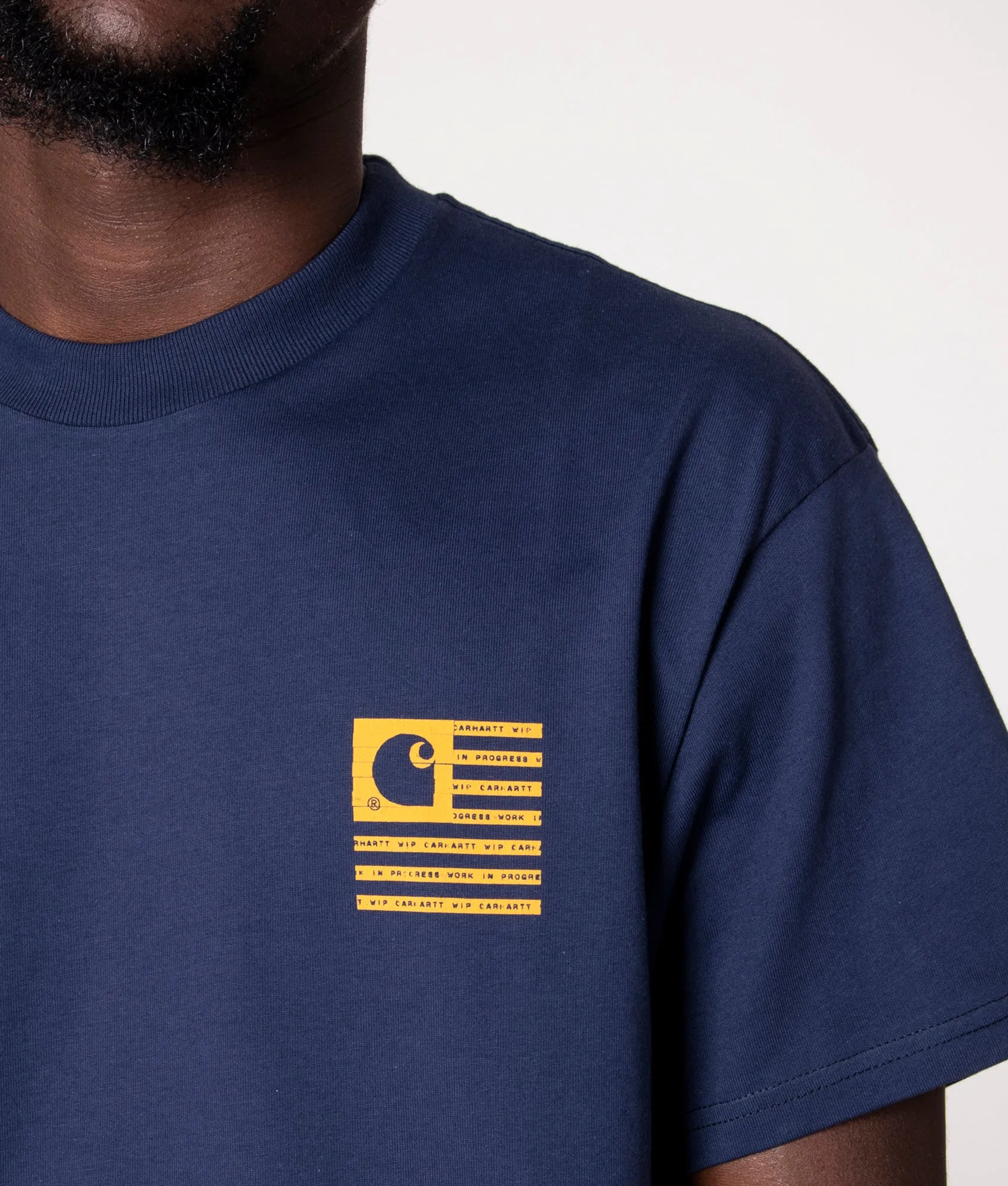 Relaxed Fit Label State Flag T-Shirt sold by EQVVS product image thumbnail 3