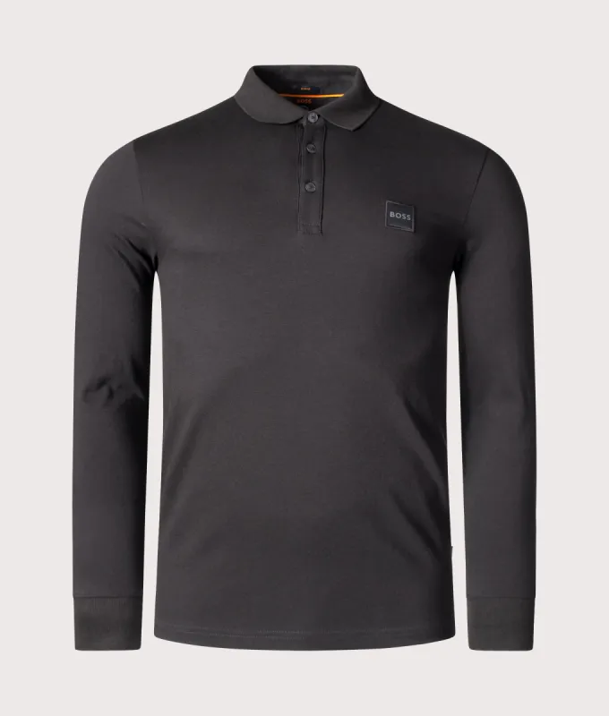Slim Fit Long Sleeve Passerby Polo Shirt sold by EQVVS