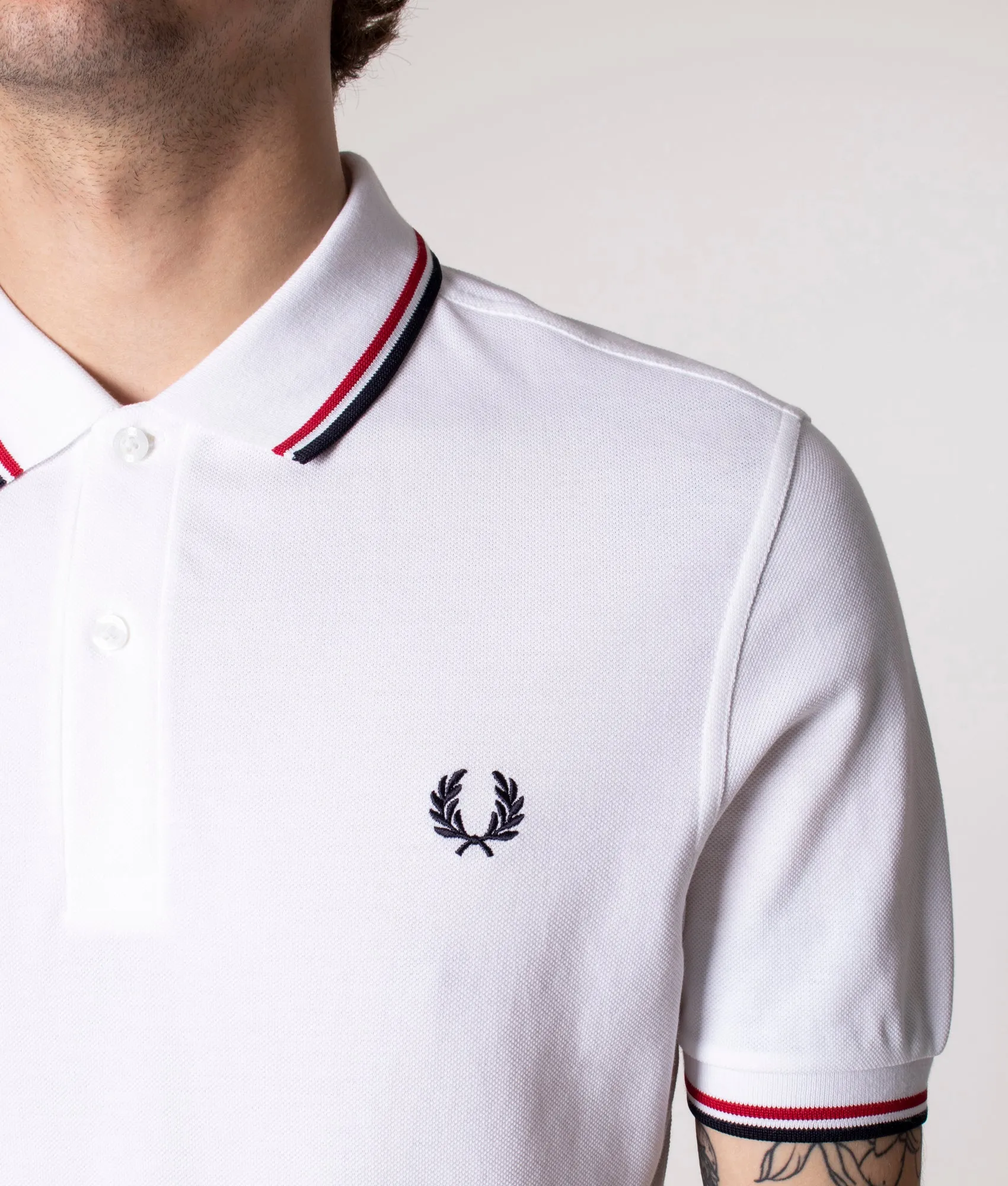 Twin Tipped Fred Perry Polo Shirt sold by EQVVS product image thumbnail 3