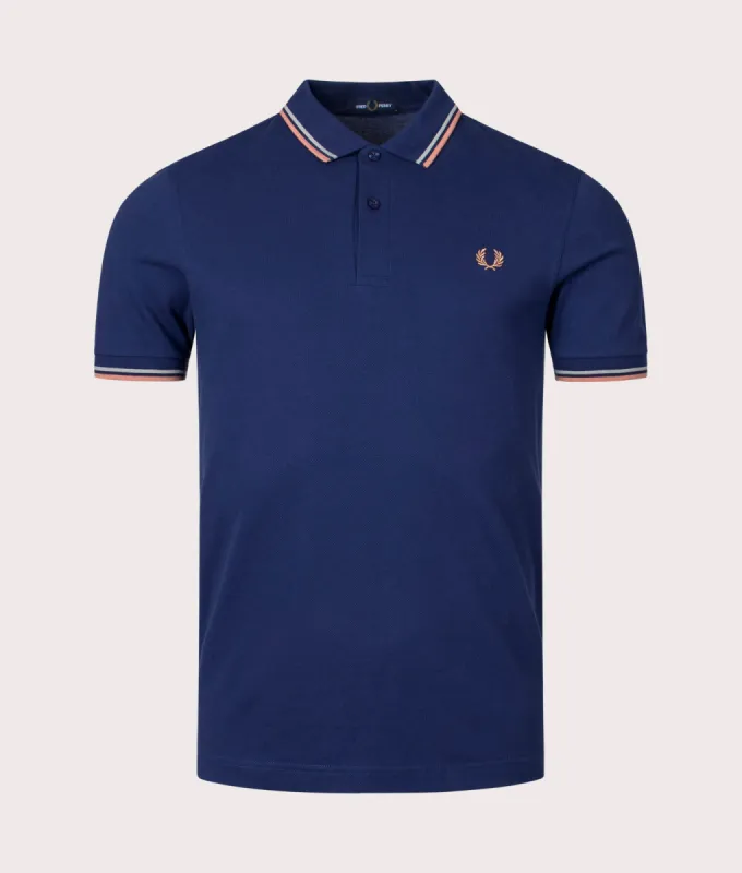 Twin Tipped Fred Perry Polo Shirt made by Fred Perry