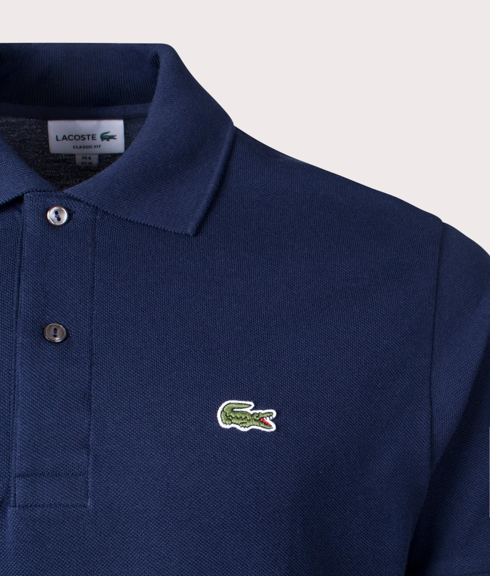Classic Fit L1212 Croc Logo Polo Shirt sold by EQVVS product image thumbnail 2