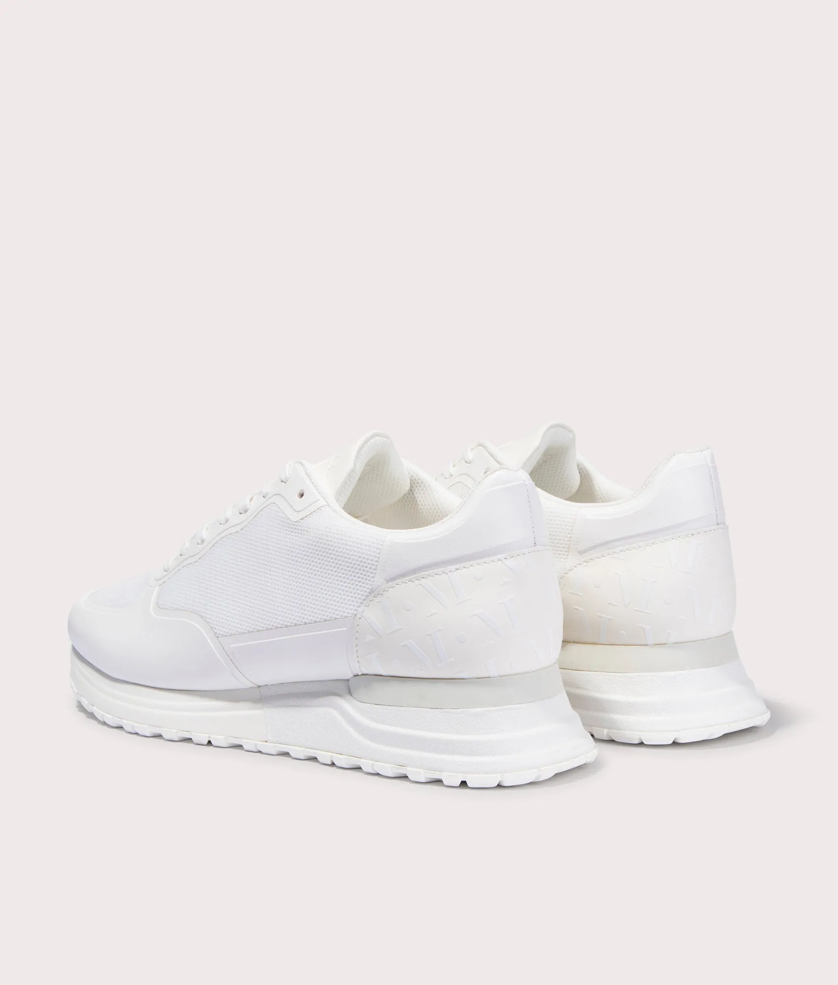 Popham 3D Fused Mesh White Trainers sold by EQVVS product image thumbnail 2