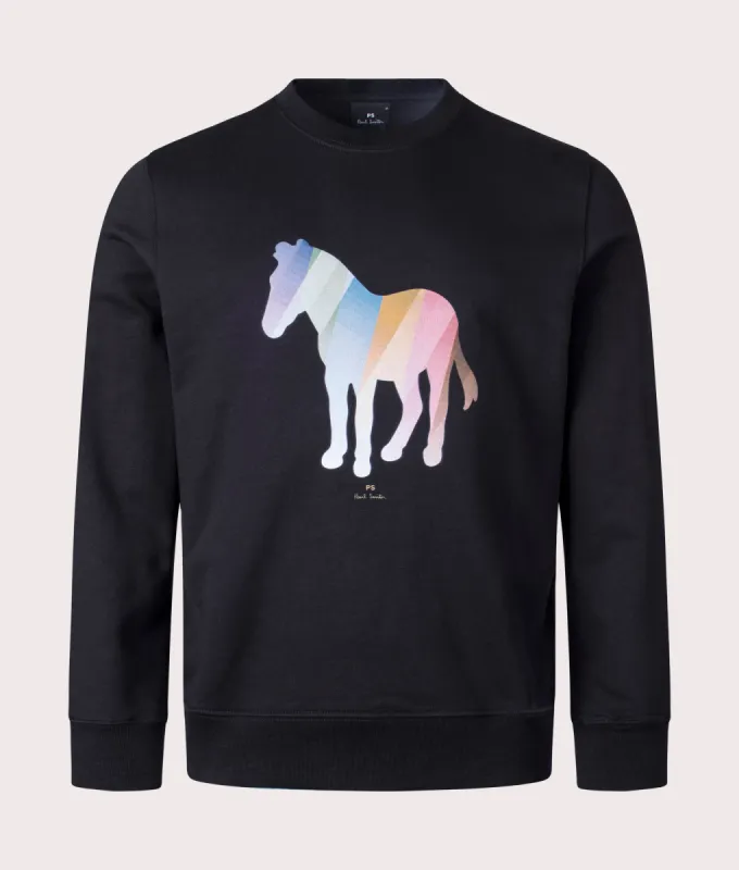 Zebra Graphic Sweatshirt sold by EQVVS