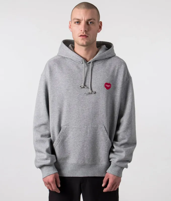 Oversized Heart Patch Hoodie sold by EQVVS