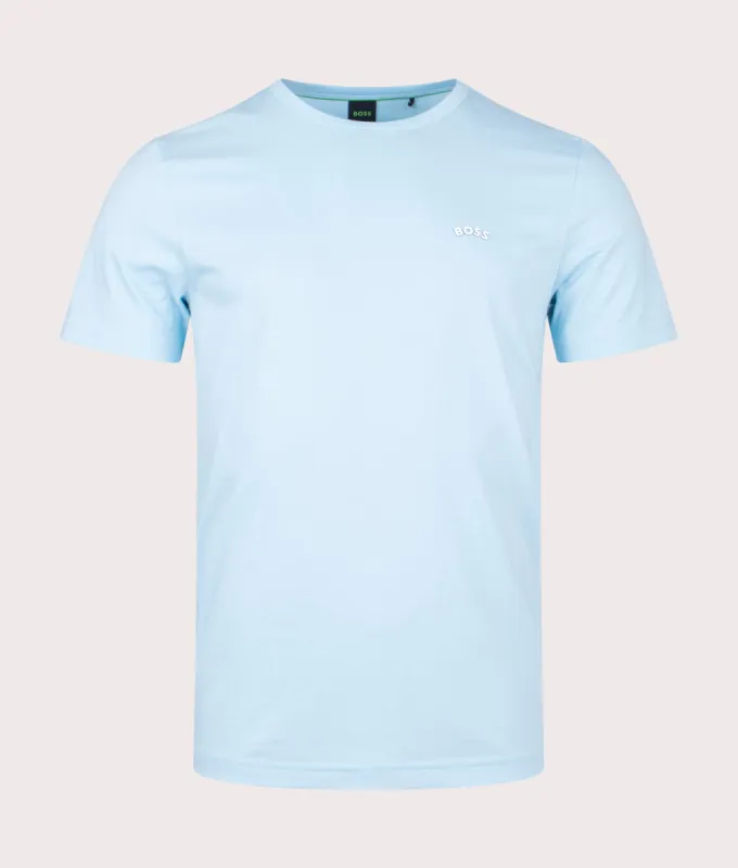 Curved Logo T-Shirt made by EQVVS