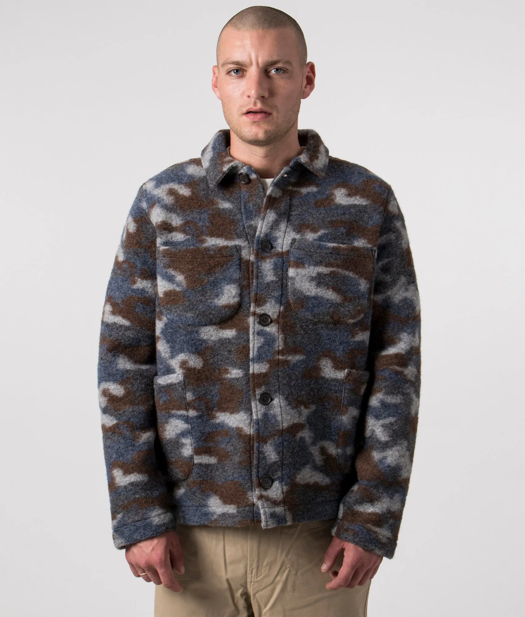 Relaxed Fit Dwight Lumber Jacket sold by EQVVS product image thumbnail 4