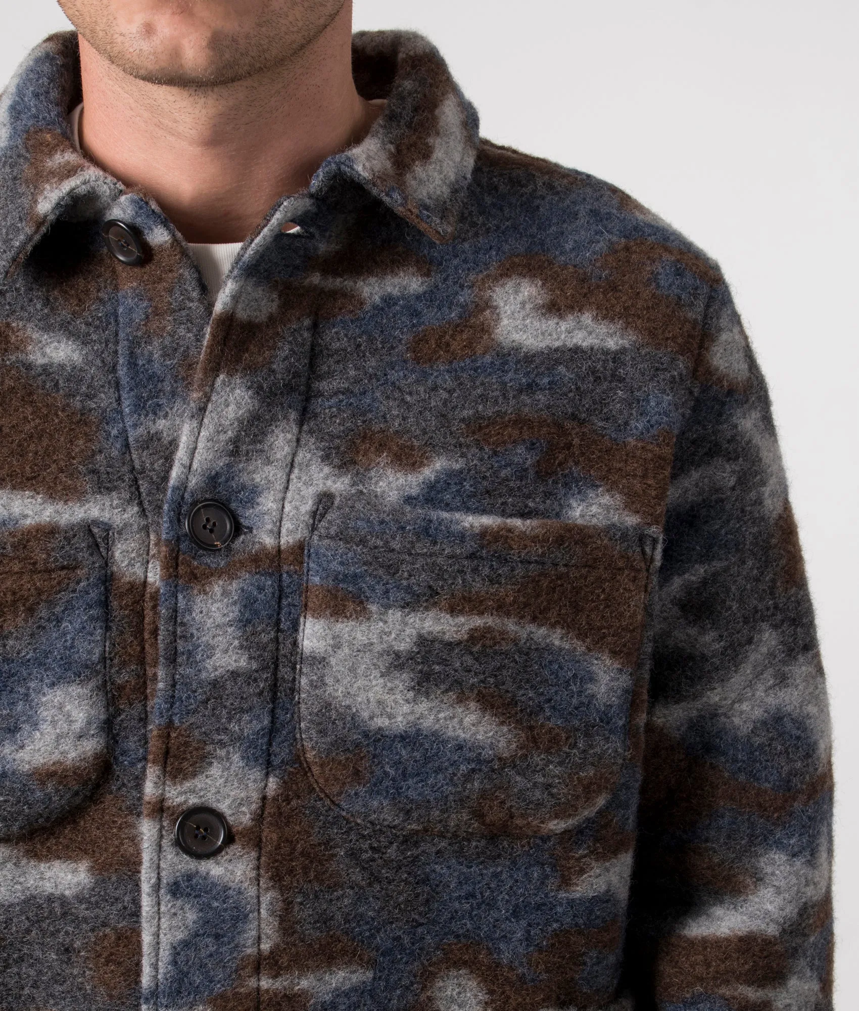 Relaxed Fit Dwight Lumber Jacket sold by EQVVS product image thumbnail 3