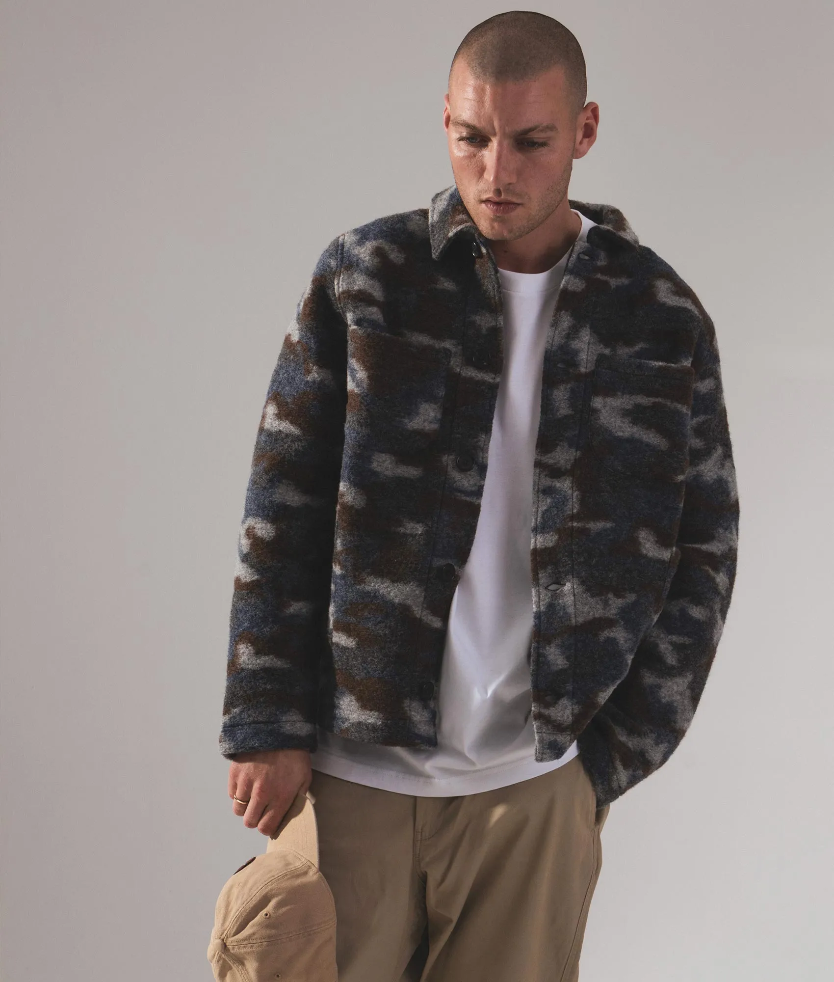 Relaxed Fit Dwight Lumber Jacket sold by EQVVS product image thumbnail 2