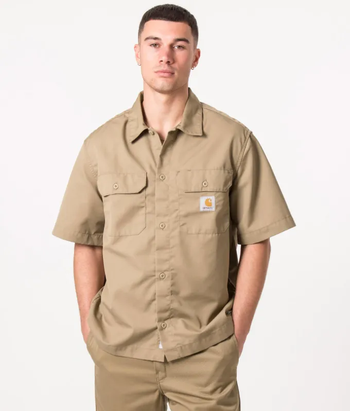 Relaxed Fit Short Sleeve Craft Shirt sold by EQVVS