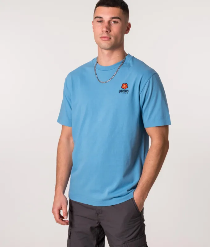 Boke Flower Crest Logo T-Shirt sold by EQVVS