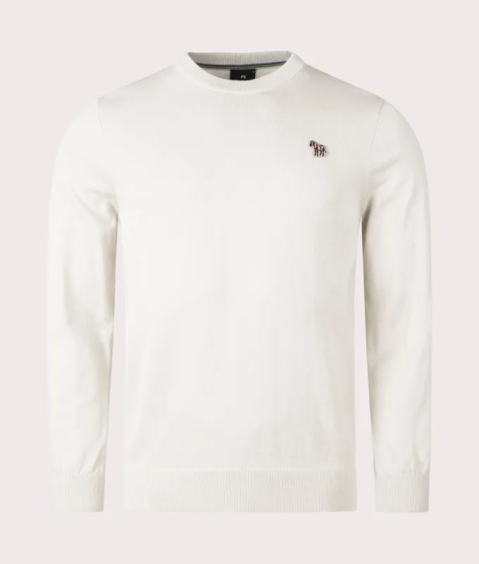 Zebra Badge Knit Jumper sold by EQVVS