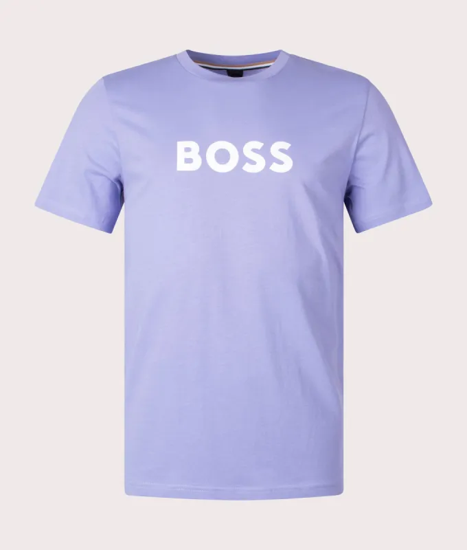 Contrast Logo RN T-Shirt made by EQVVS