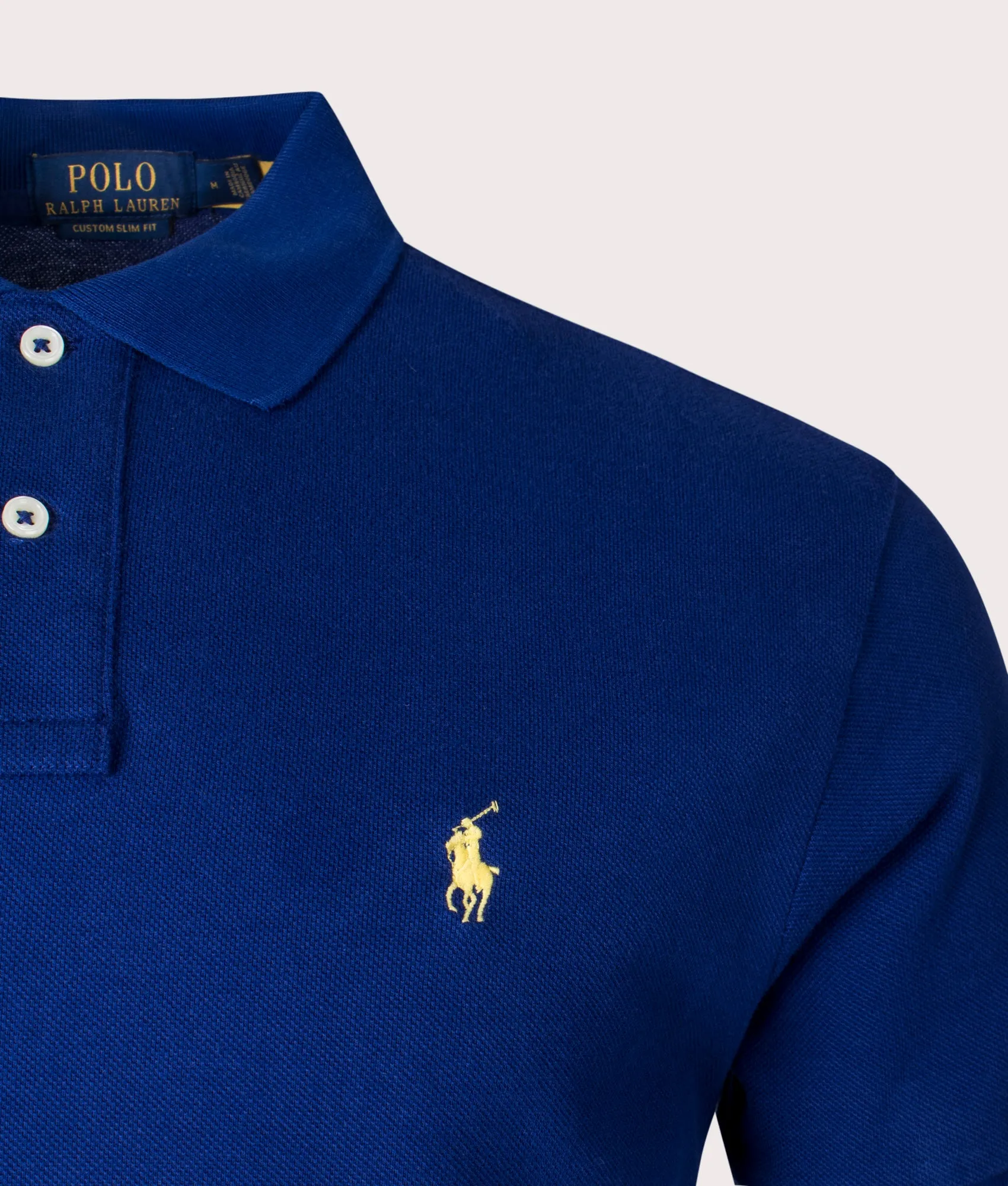 Custom Slim Fit Mesh Polo Shirt sold by EQVVS product image thumbnail 2