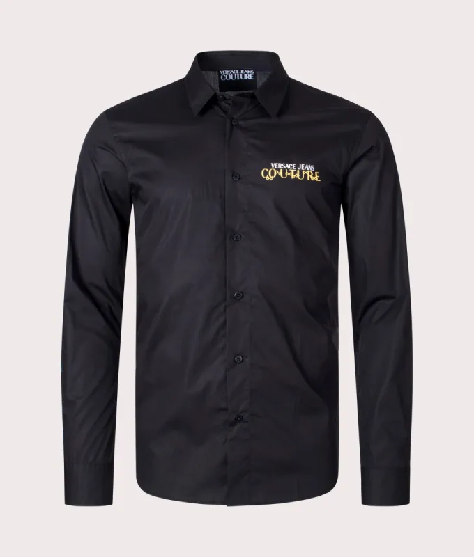 Chain Print Logo Shirt sold by EQVVS