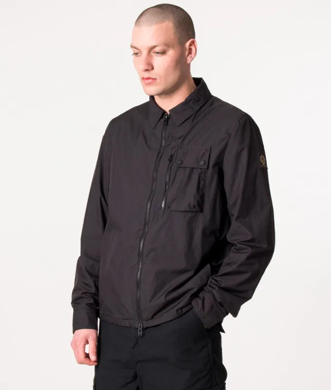 Garment Dyed Ripstop Rail Overshirt sold by EQVVS