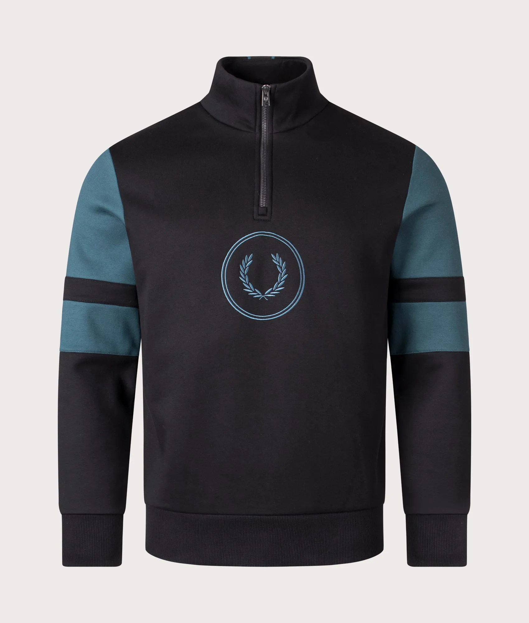 Colourblock Quarter Zip Sweatshirt sold by EQVVS