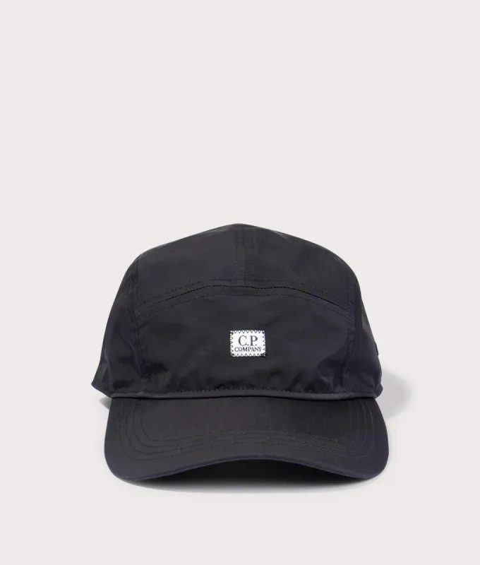 Chrome R Panelled Logo Cap sold by EQVVS