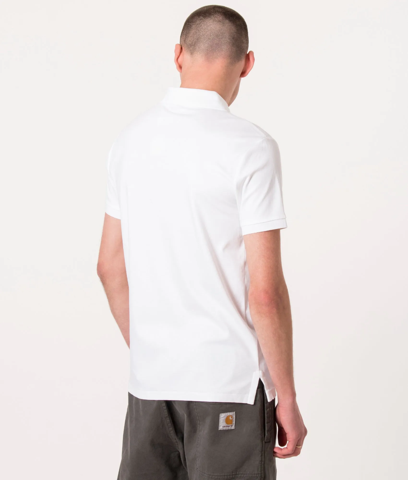 Custom Slim Fit Interlock Polo Shirt sold by EQVVS product image thumbnail 4