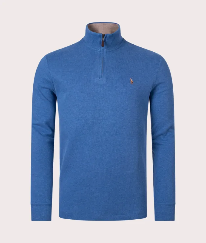 Quarter Zip Estate Rib Knit sold by EQVVS