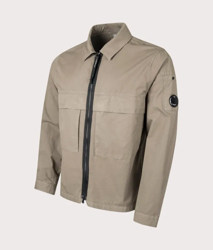 Organic Gabardine Overshirt sold by EQVVS