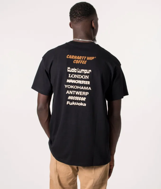 Relaxed Fit Carhartt Wip Coffee T-Shirt sold by EQVVS