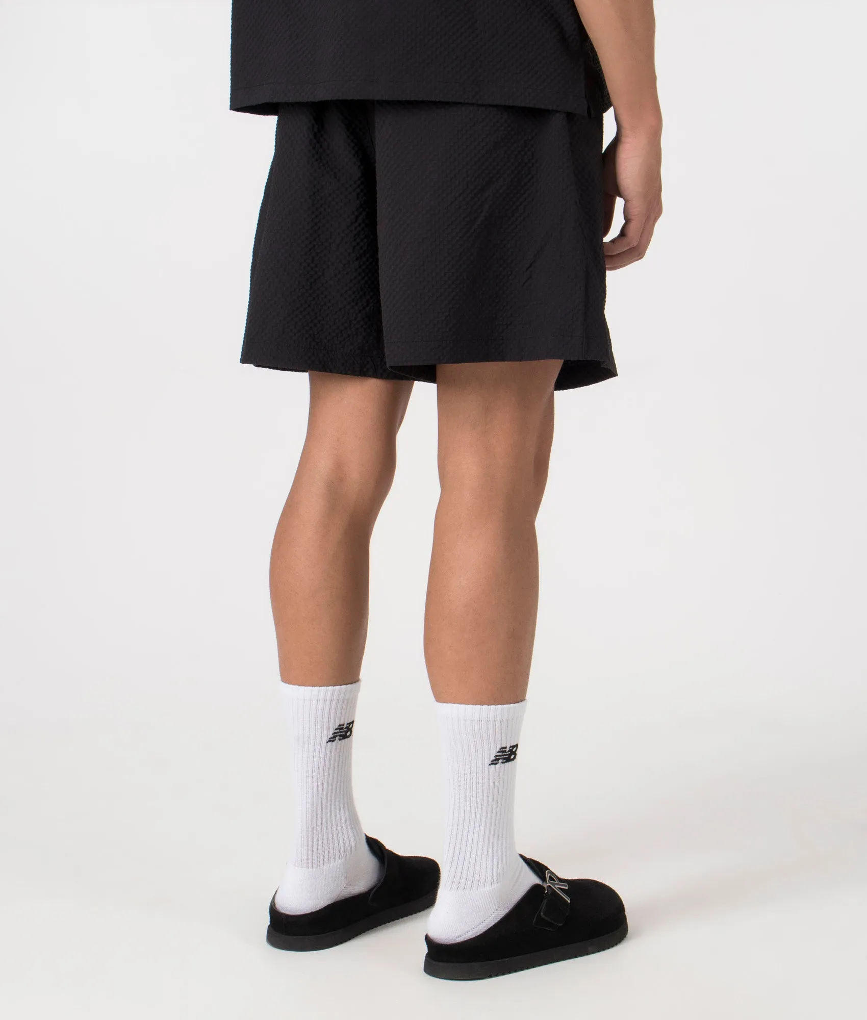 Relaxed Fit Seersucker Shorts sold by EQVVS product image thumbnail 5