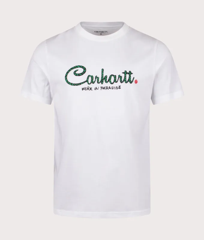 Paradise Script T-Shirt sold by EQVVS