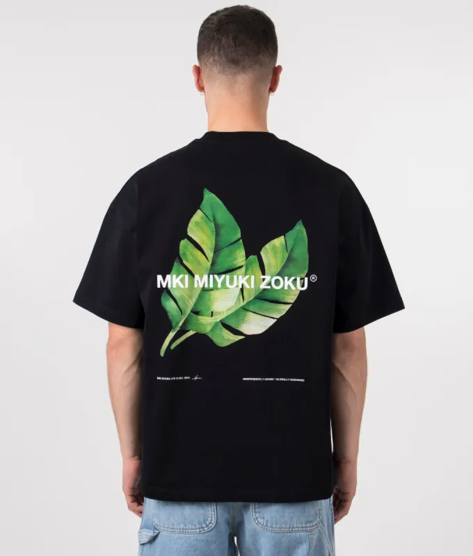 Oversized Fit Leaf T-Shirt sold by EQVVS