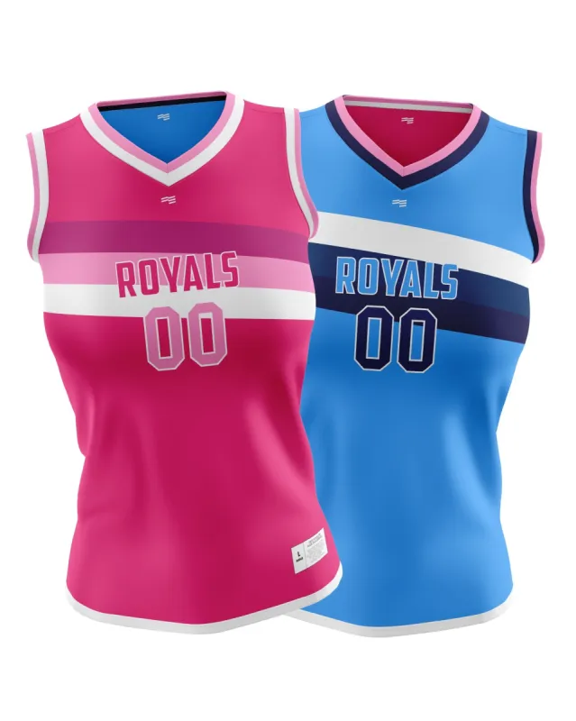 Custom Royals Reversible Jersey - Womens sold by FE Custom