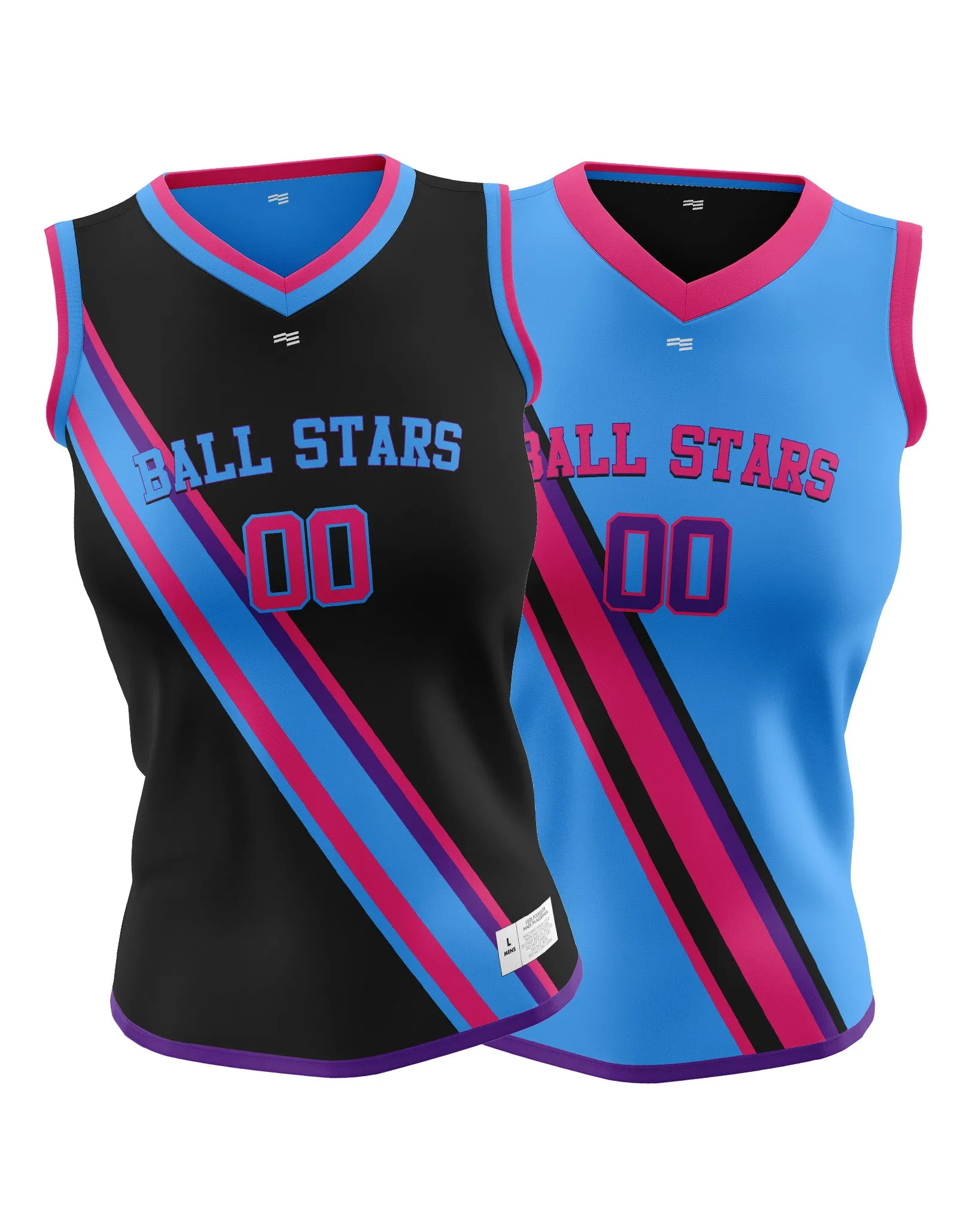 Ball Stars Reversible Jersey - Womens sold by FE Custom