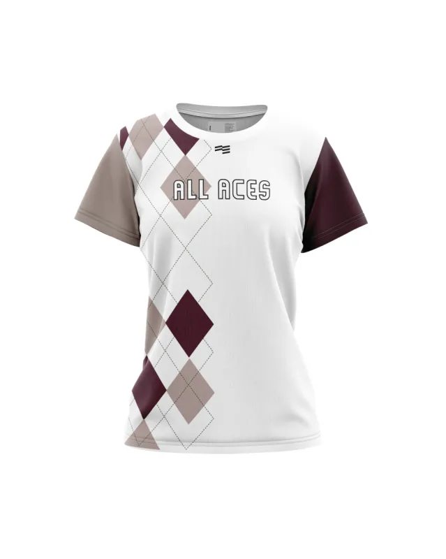 Custom All Aces Pickleball T-Shirt - Womens sold by FE Custom