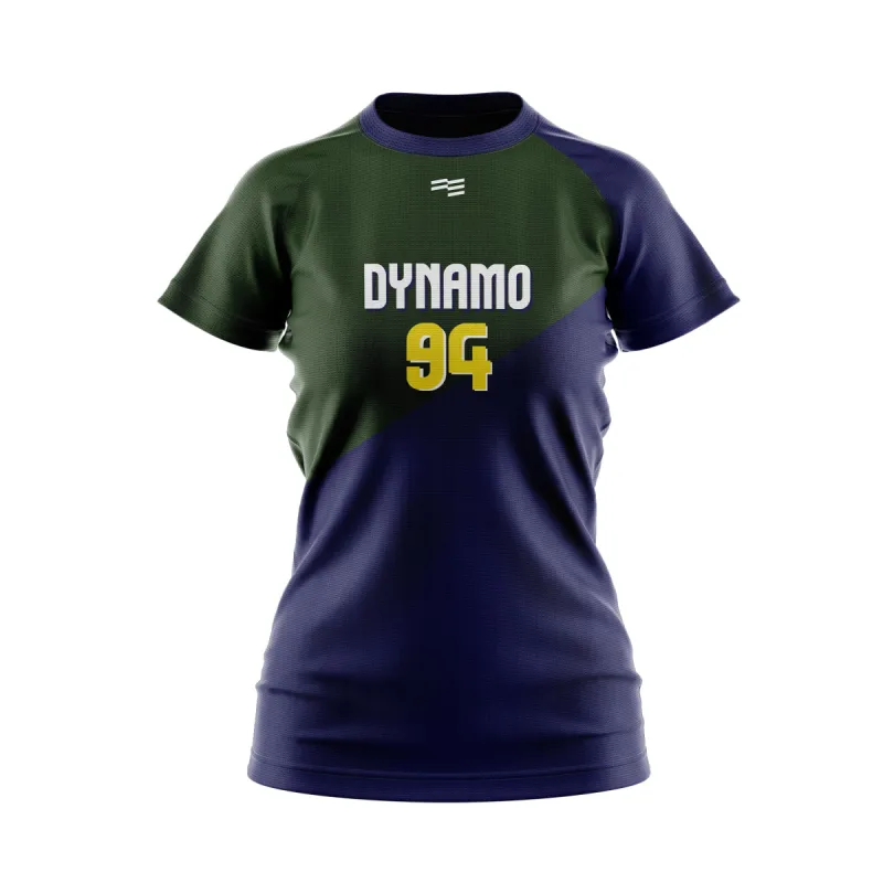 Dynamo Raglan Soccer Jersey - Womens sold by FE Custom